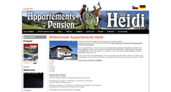 Desktop Screenshot of pension-heidi.info